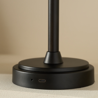 Black Wanstead Portable Table Lamp