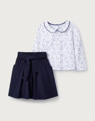 Image of Blair Floral Top & Skirt Set (-yrs)