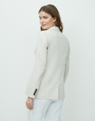 Blazer with Linen | Clothing Sale | The White Company UK