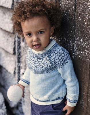 Blue Fair Isle Sweater | View All Baby | The White Company US