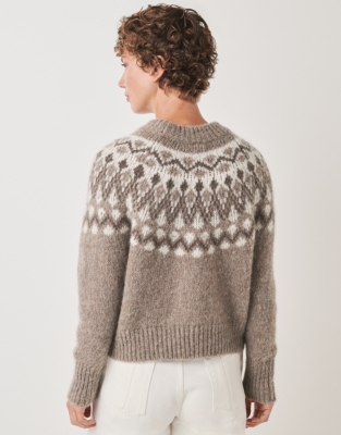 Blurred Fair Isle Jumper