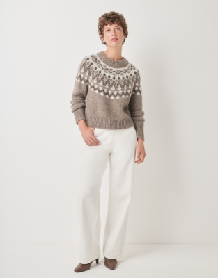 Blurred Fair Isle Jumper