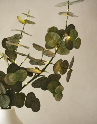 Blush Eucalyptus Pre-Lit Branches – Set of 2