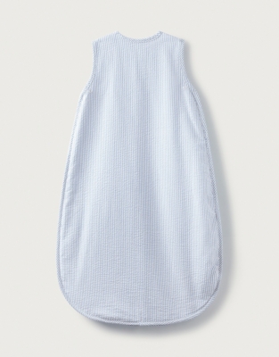 Boat Embroidered Seersucker Sleeping Bag 0.5 Tog Baby & Children's