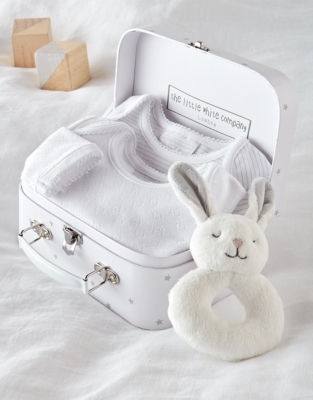 white company baby gift box
