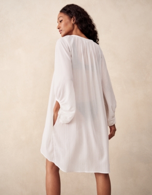 Boho Beach Dress - Porcelain