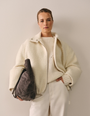 Boiled Wool Bomber