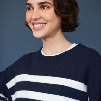 Bold Stripe Jumper with Cashmere
