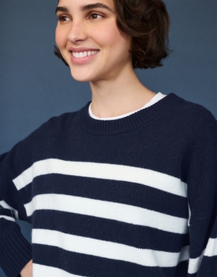 Bold Stripe Jumper with Cashmere