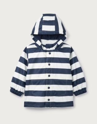 Bold Stripe Raincoat (1–4yrs)