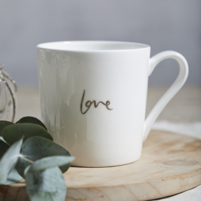 Bone China Love Mug