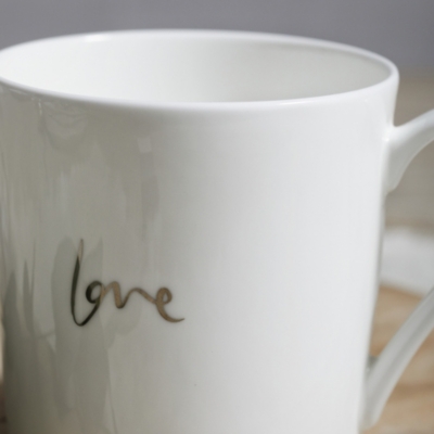 Bone China Love Mug