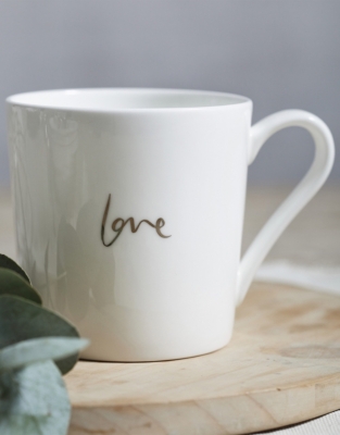 Bone China Love Mug