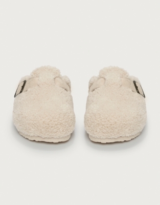 Borg Corkbed Mule Slippers