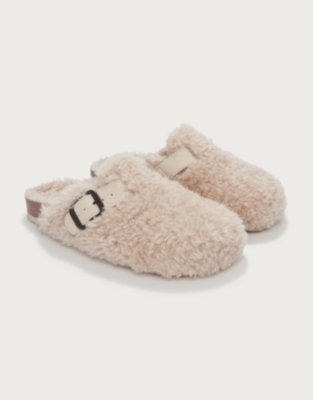 Borg Corkbed Mule Slippers