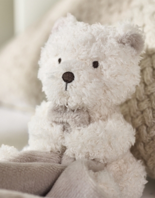 Borg Fleece Bertie Bear Comforter