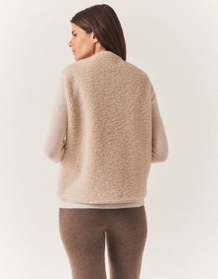 Borg Gilet - Biscuit