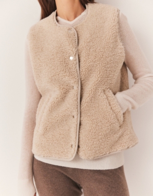 Borg Gilet - Biscuit