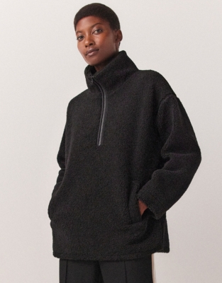 Black on sale borg jumper