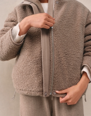 Borg Jacket - Hot Chocolate