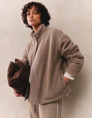 Borg Jacket - Hot Chocolate