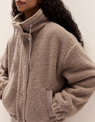 Borg Zip Through Jacket