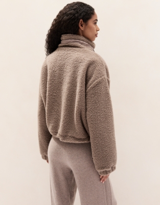 Borg Zip Through Jacket