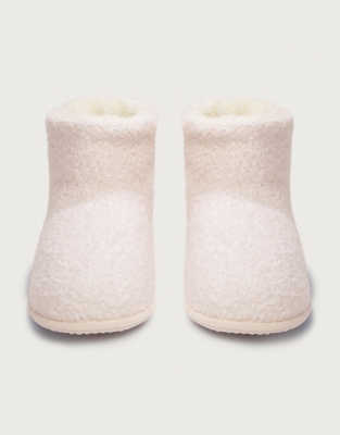 white company slipper boots