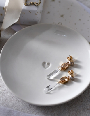 Bourton Heart Trinket Plate