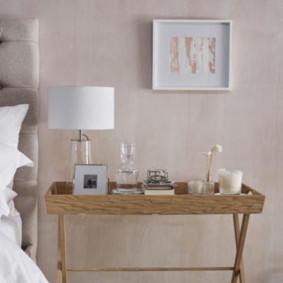 white company bedside lamps