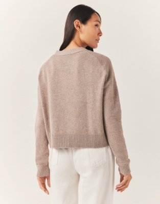 Boxy Cardigan with Cashmere