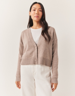 Boxy Cardigan with Cashmere