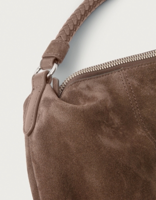 Braided Handle Large Hybrid Hobo Bag - Hazelwood