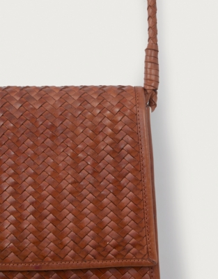 Braided Leather CrossBody Bag Handbags & Wallets The White Company US