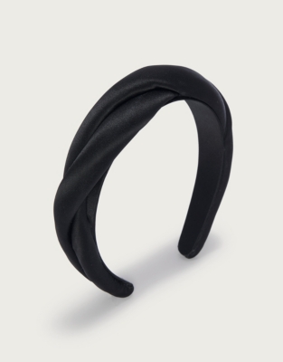 Braided Satin Headband | Accessories Sale | The White Company UK