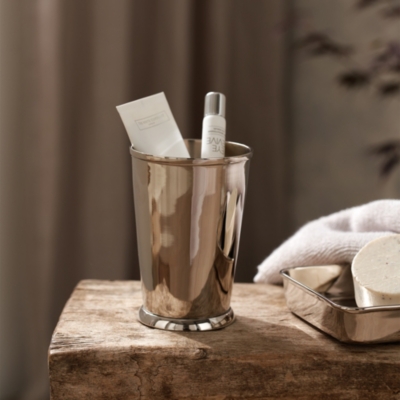 Brass Toothbrush Holder Bathroom Accessories The White Company US
