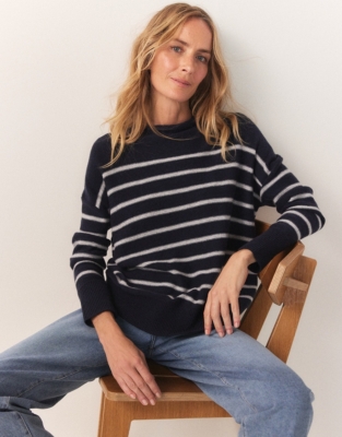 Breton Stripe Jumper with Cashmere, Clothing Sale