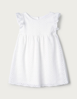 Broderie Jersey Dress | View All Baby 
