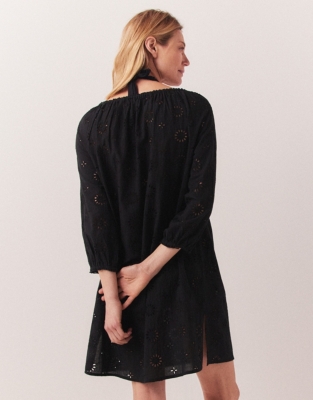 Broderie Midi Beach Cover Up