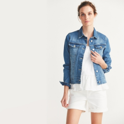 the white company denim jacket