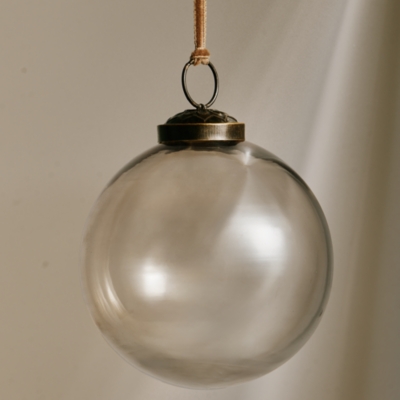 Bronze Round Bauble – 7.5cm