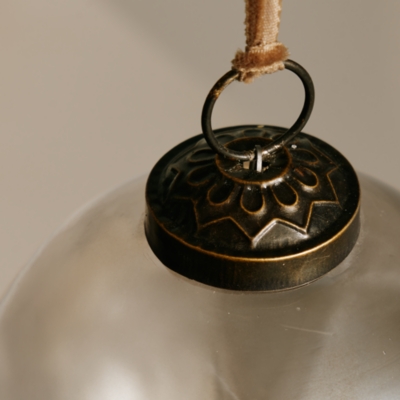 Bronze Round Bauble – 7.5cm