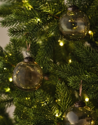 Bronze Round Bauble – 7.5cm