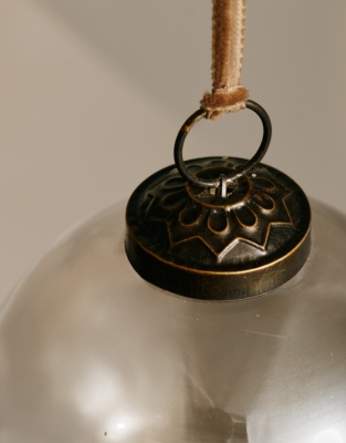 Bronze Round Bauble – 7.5cm