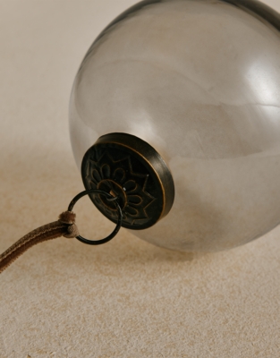 Bronze Round Bauble – 7.5cm