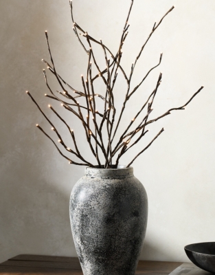 Brown Pre-Lit Branches – Set of 3