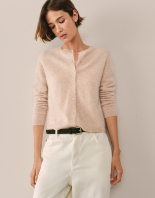 Brushed Cashmere Cardigan