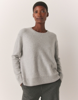 Cashmere zip clearance neck jumper