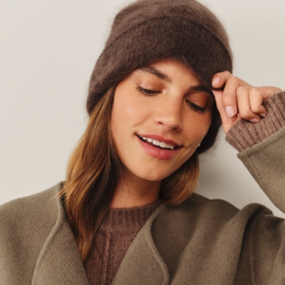Brushed Cashmere Hat