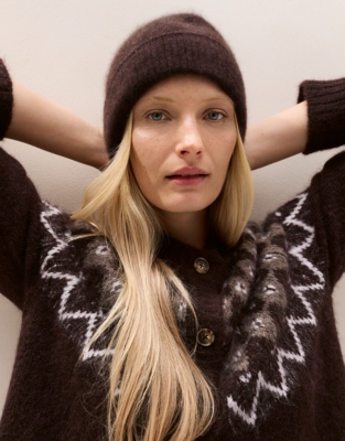 Brushed-Cashmere Hat